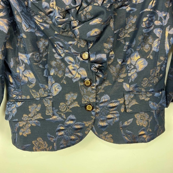 Teri Jon By Rickie Freeman Wool Blend Blazer Womens Size: 6 - Picture 3 of 8